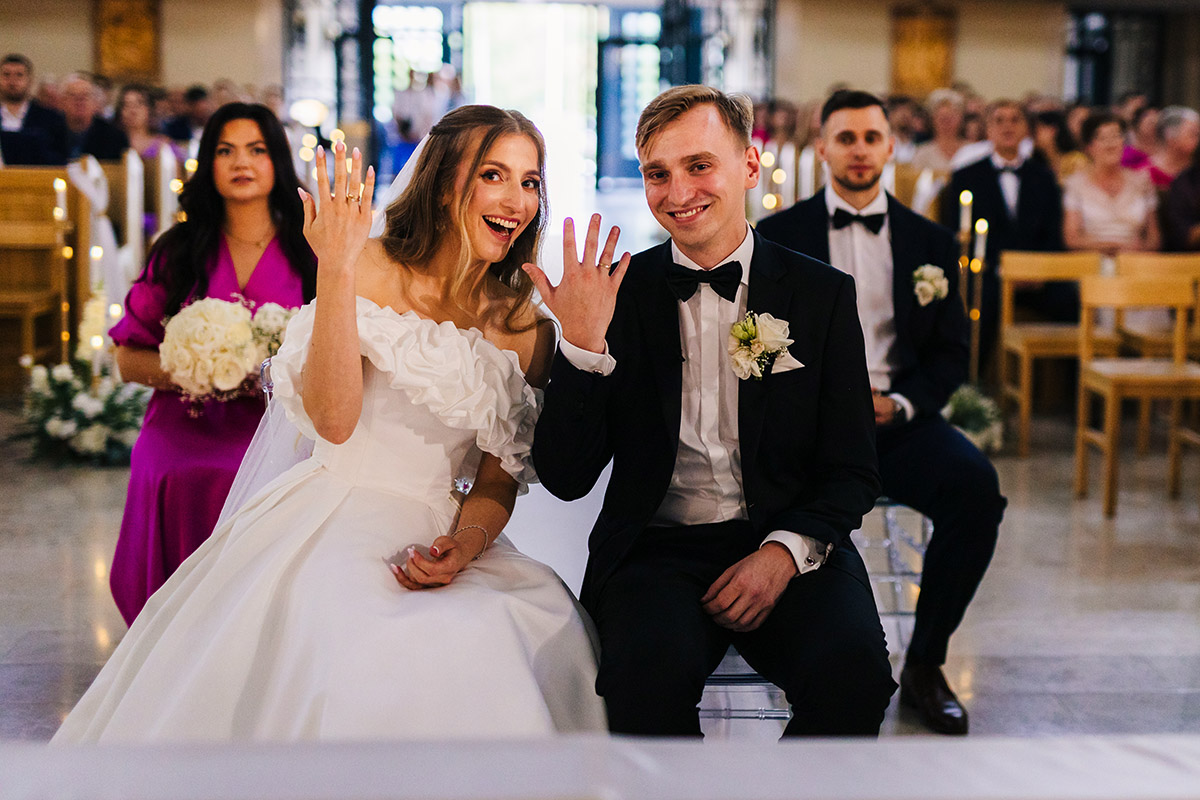 Zdjęcie ze ślubu w Warszawie wykonane przez fotografa ślubnego Ślubnografia
